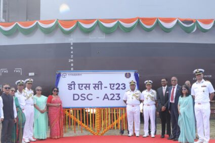DSC A 23 (YARD 328), 4th ship of Diving Support Craft (DSC) project launched