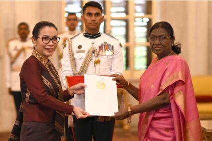 Envoys of 4 nations present credentials to President Droupadi Murmu