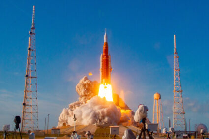 Boeing-built Space Launch System Core Stage Powers First Crewed Artemis Mission around the Moon