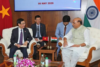 Raksha Mantri holds bilateral talks with Deputy Prime Minister & Minister of National Defence of Vietnam in New Delhi
