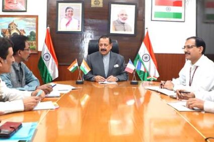 Dr. Jitendra Singh holds bilateral meeting with French Minister India-France ties set for expansion in space, AI and emerging technologies