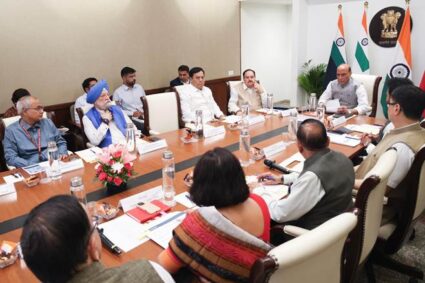 Key takeaways of 5th IGoM on West Asia chaired by RM: No shortage of any petroleum product, India has 60 days of crude oil, 60 days of Natural Gas & 45 days of LPG rolling stock