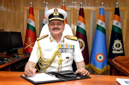 Vice Admiral Vineet McCarty assumes charge as 20th Commander-in-Chief, ANC