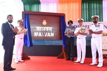 Indian Navy commissions INS Malvan, 2nd of the Mahe-class anti-submarine warfare shallow water craft